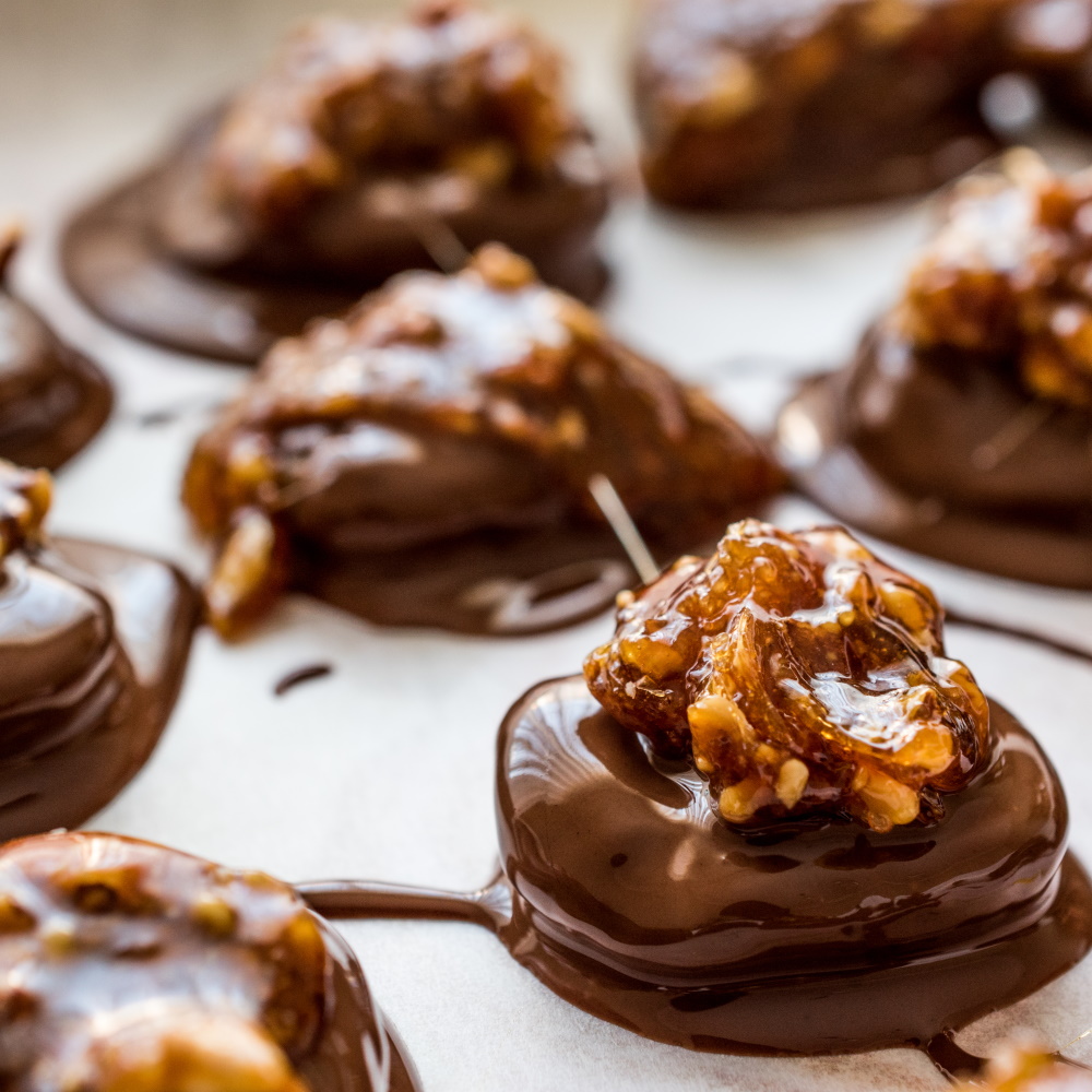 Chocolate Pecan Pralines